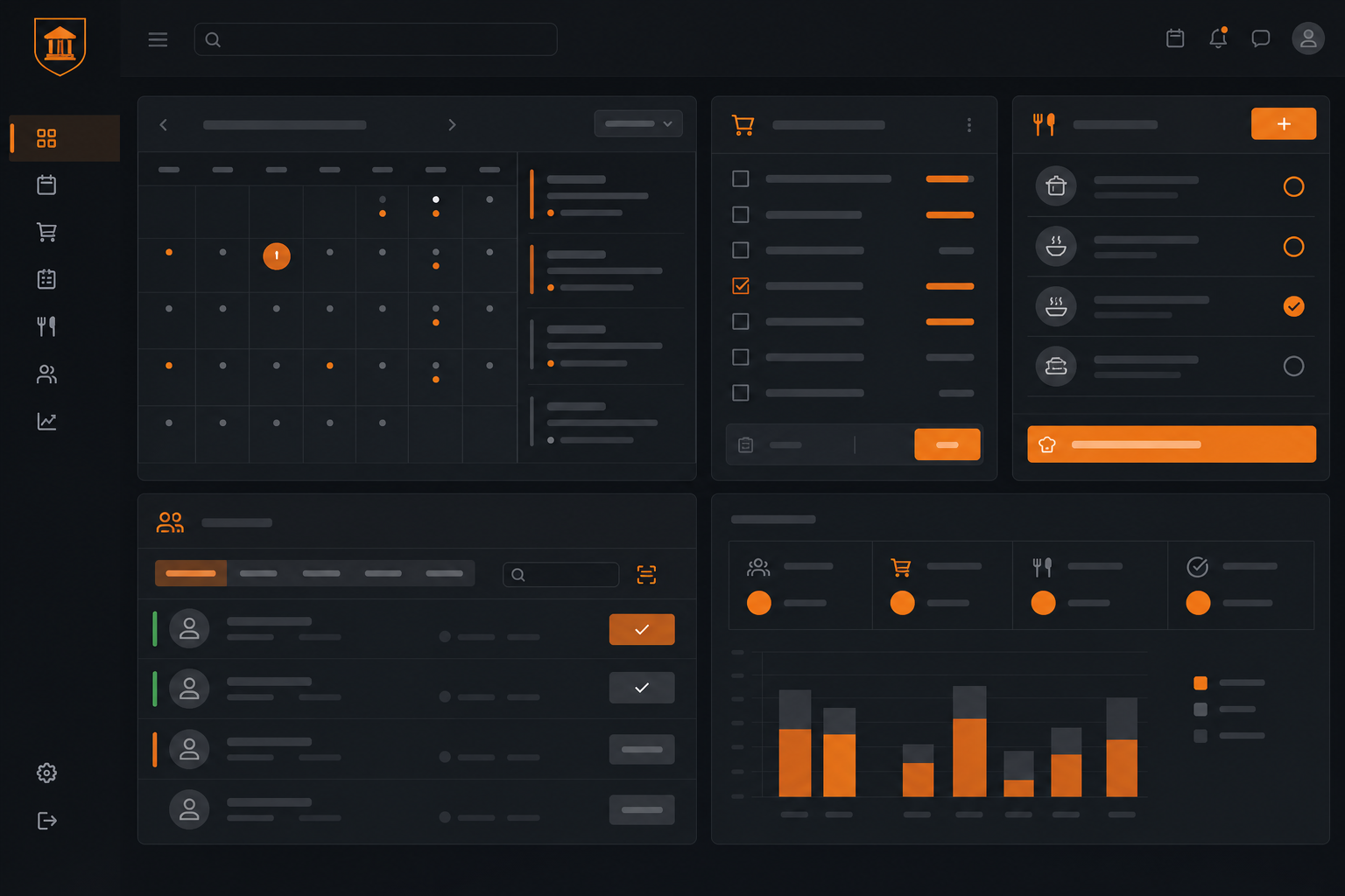 School Event & Kitchen Operations Portal project screenshot